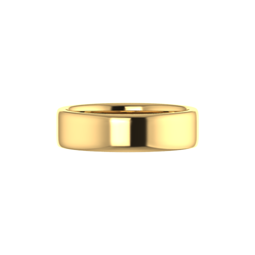 Wide 18ct yellow Plain Band